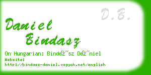 daniel bindasz business card